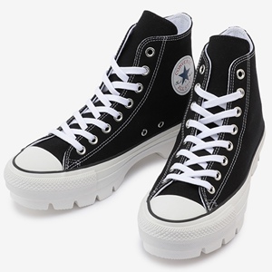 日本代购直邮 converse匡威帆布鞋高帮 女士限定厚底31306180210