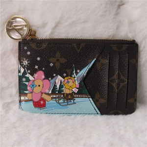日本专柜 lv 路易威登限定 滑雪vivienne拉链卡包 钥匙包 现货