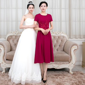 结婚父母装礼服妈妈婆婆