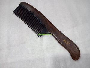 谭木匠 cghj0203 天然牛角梳 沉贵宝木黑角 天然木梳 按摩防静电