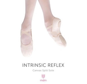 薇茉芭蕾 MDM澳大利亚品牌 芭蕾舞蹈形体帆布软底鞋 猫爪鞋MB105A