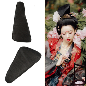 古风汉服假发包古装假发发型唐风大小单刀半翻刀髻汉服唐魏晋假发