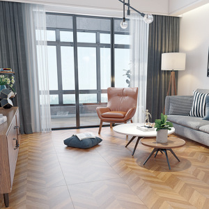 木纹仿古砖人字鱼骨木纹砖600*1200仿实木客厅卧室地板砖咖啡厅