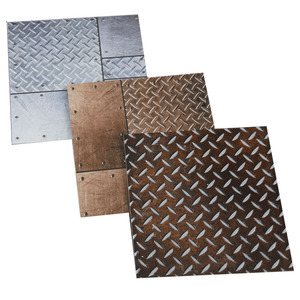 特惠复古仿古砖300x300金属釉钢板砖咖啡厅酒吧耐磨抗污防滑地砖