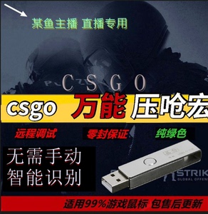 csgo压枪鼠标宏支持steam 5e 官匹csgo主播定制专用usb物理压呛宏