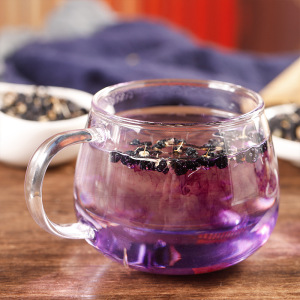 黑枸杞花青素果茶罐装新货免洗大粒养生茶瓶装宁夏黑果枸杞花果