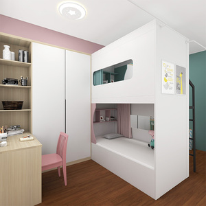 小房间双层床设计图图片