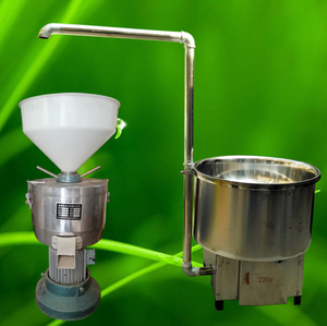 商用豆浆机磨浆机豆腐机搅拌上渣机和渣机豆渣上料机搅渣机组合