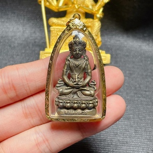 龙婆卡贤 药师佛 大模 2536年 藏传 金壳带卡 泰国2