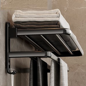 置衣架放衣服浴室冲凉房沐浴露挂毛巾卫生间的杆子挂衣架置物架