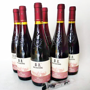 青岛特产华东佳美精制干红葡萄酒整箱750ml6部分地区包邮国产红酒