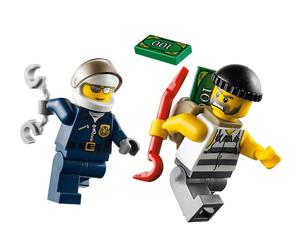 lego 乐高 城市 人仔 警察 小偷 police thief 空警 60041 60046