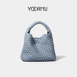 YOCAMU手工编织包包2024新款夏季小包手提包斜挎小众轻奢女包手拎