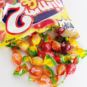 德国nimm2二宝果汁夹心硬糖软糖水果味夹心果汁糖果