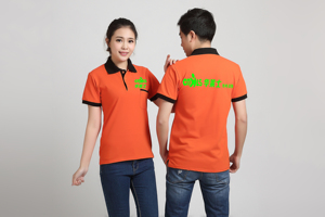 华莱士工作服短袖t恤加盟店定制翻领夏装服务员工衣定做印字logo