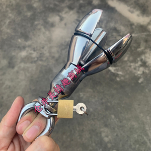 超大开合肛塞肛栓锁男女金属肛门高潮sm后庭菊花扩肛器开肛性用品