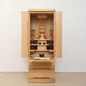 得益日式带门现代家用简约佛龛立柜供柜神像牌位神龛供台小型