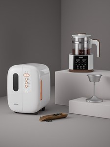 格丽思GREENIS煮茶器纯钛喷淋式蒸汽茶壶全自动家用烧水泡茶饮机