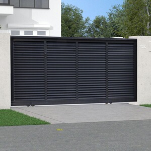 德国losdun罗仕盾高端智能庭院大门定金电动平移门铝艺别墅花园门