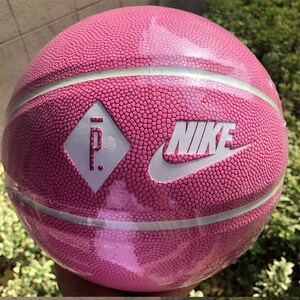官方耐克粉色篮球比赛七号学生训练男女生室内外水泥地耐磨防滑真
