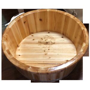 圣斐罗坐浴木盆大人妇科浴盆男性洗澡盆成人儿童加厚木制大号家用