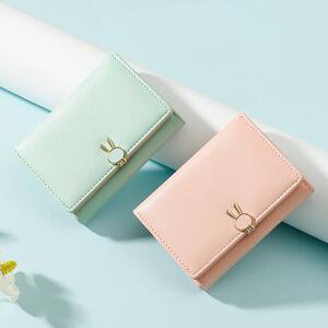 钱包女小巧可爱学生夏超薄短款零钱卡包2022新款兔折叠钱夹卡米梵