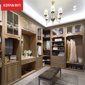 科凡全屋定制 衣帽间整体衣柜 现代简约开放式