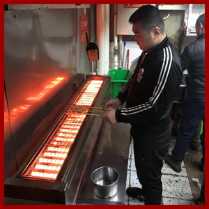 厚山电烧烤炉商用无烟黑金刚大型恒温烤羊肉串烧烤电烤炉烤生蚝机