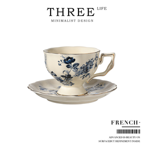 Tlife·French·杯具欧式咖啡杯碟套装陶瓷青花瓷高档精致 | 法式