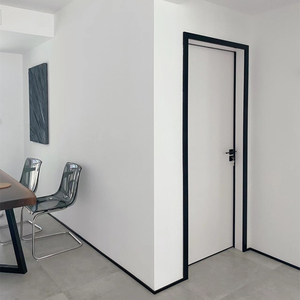 2厘米无痕极窄超薄铝合金踢脚线黑色现代时尚墙角线瓷砖地板脚线