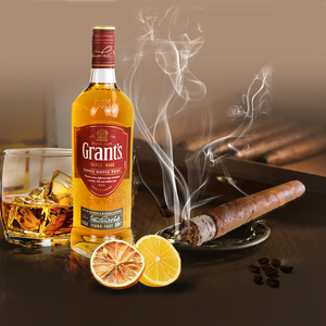 进口洋酒英国 grants 格兰威苏格兰调和威士忌酒 鸡尾酒基酒 700m