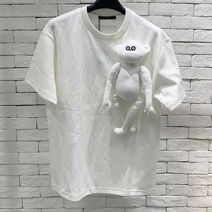 【deluxe】lv 路易威登 21ss 男士猴子挂饰老花短袖t恤 1a8p0q