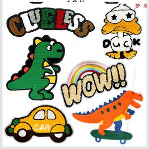 柔软卡通布贴时尚补丁贴大号刺绣贴花装饰儿童补洞衣服贴布可爱潮