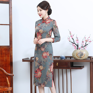 【旗袍女中老年夏】旗袍女中老年夏品牌,价格 - 阿里巴巴