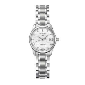 瑞士浪琴longines名匠系列贝母镶钻机械手表女表l2.128.4.87.