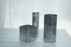韩国进口DIY香薰蜡烛专用铝制模具  圆柱形 方形多种尺寸造型热销