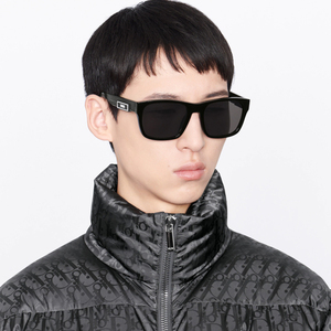 dior迪奥墨镜男女新款潮流简约方形太阳镜墨迹diorb23 s2f