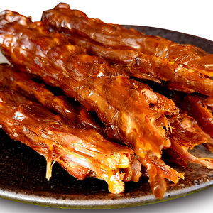 辣长鸭脖子手撕风干鸭脖变态辣零食小吃一根大鸭脖湖南特产9人付款18