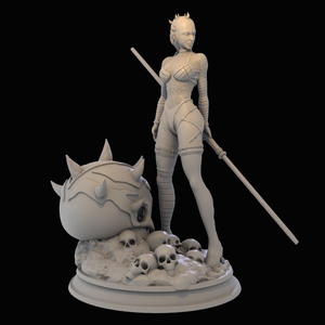 星球大战达斯摩尔女孩 gk白模兵人 3d打印树脂手办模型 113