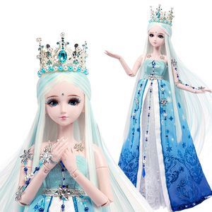限定】叶罗丽娃娃限量版冰公主60厘米改妆洋娃娃女孩儿童玩具礼盒