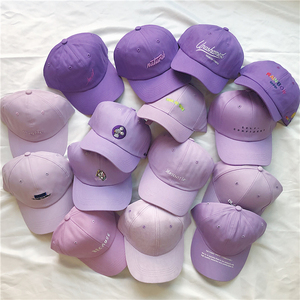 紫色帽子女棒球帽