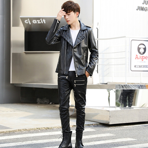 000人付款天猫休闲裤男土春秋显腿长裤子配马丁靴大衣皮衣的男装裤男