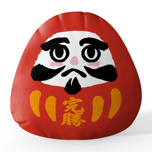 达摩蛋日式幸运枕 靠垫可爱风格沙发装饰异形抱枕
