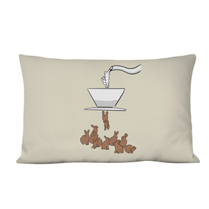 手冲咖啡兔!! 新款创意可爱动物抱枕客厅高级感腰枕长条靠枕长枕