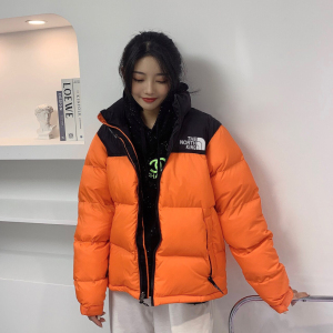 北面羽王羽绒服女冬2021年新款美版1996暴力橙运动户外保暖外套男