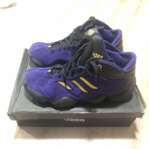 阿迪达斯adidas 天足3 crazy 紫金kobe科比 湖人 篮球鞋b49706