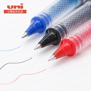 日本 uni/三菱 UBR-95 中性笔芯 UB-205签字笔替芯子金属笔尖弹头水笔芯 三菱水笔专用替芯 红黑蓝三菱笔替芯