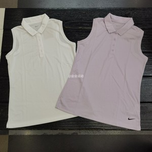 Nike/耐克女子高尔夫网球运动速干Polo衫无袖背心 DH2313-100-530