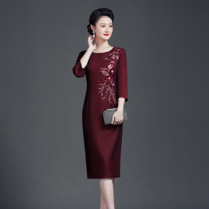 婚庆妈妈婆婆礼服春装