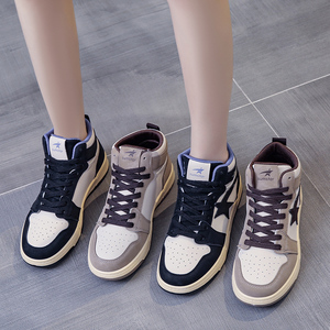 乔丹女鞋高帮春秋
